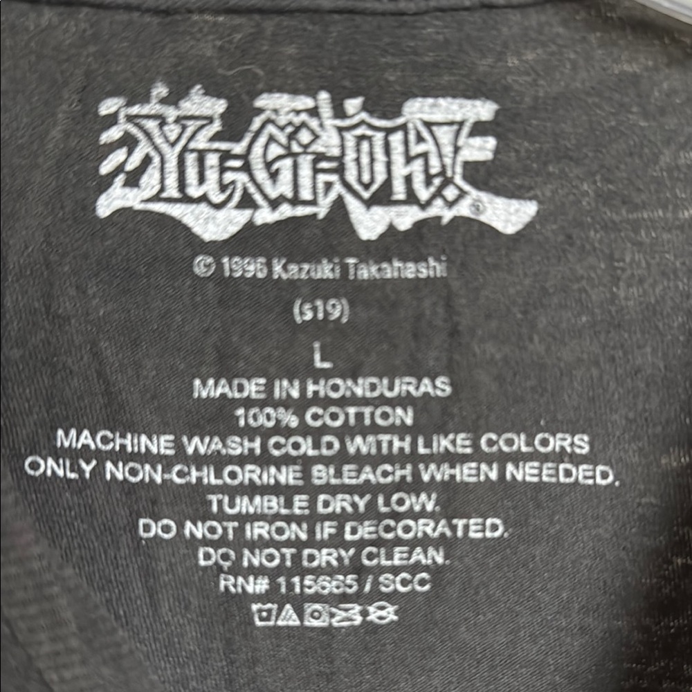 YU-GI-OH! Black Tee. Size Large. Pharaoh Throne graphic - Picture 4 of 6